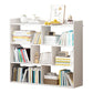 35"H Contemporary Bookcase Etagere Book Shelf Engineered Wood for Study Room