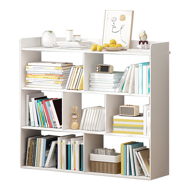 35"H Contemporary Bookcase Etagere Book Shelf Engineered Wood for Study Room