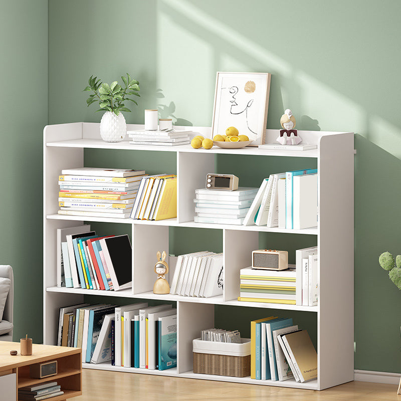 35"H Contemporary Bookcase Etagere Book Shelf Engineered Wood for Study Room