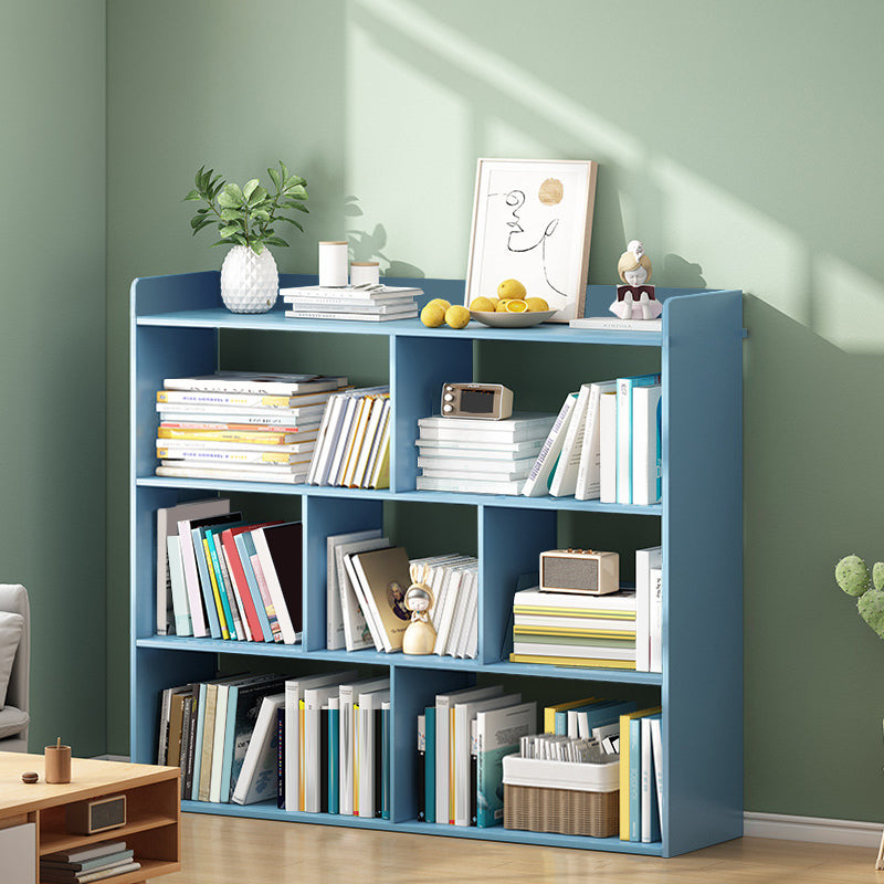 35"H Contemporary Bookcase Etagere Book Shelf Engineered Wood for Study Room