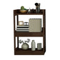 Open Shelf Storage and Display Shelves Bookcase Modern Wooden Bookshelf for Living Room 23.6"L x 11.0"W x 37.4"H Walnut Clearhalo 'Bookcases' 'furn' 'furn_bookcases' 'Furniture' 'Office Furniture' 5870307