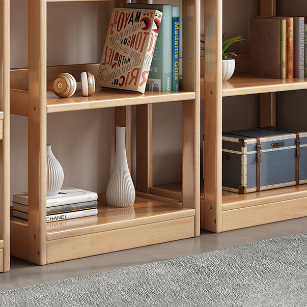 Open Shelf Storage and Display Shelves Bookcase Modern Wooden Bookshelf for Living Room Clearhalo 'Bookcases' 'furn' 'furn_bookcases' 'Furniture' 'Office Furniture' 5870308