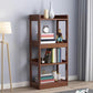 Open Shelf Storage and Display Shelves Bookcase Modern Wooden Bookshelf for Living Room 23.6"L x 11.0"W x 49.8"H Walnut Clearhalo 'Bookcases' 'furn' 'furn_bookcases' 'Furniture' 'Office Furniture' 5870309