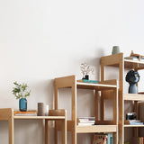 Open Shelf Storage and Display Shelves Bookcase Modern Wooden Bookshelf for Living Room Clearhalo 'Bookcases' 'furn' 'furn_bookcases' 'Furniture' 'Office Furniture' 5870312