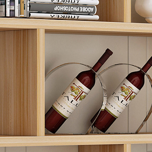 3-Shelf Modern and Contemporary Wood Bookcase Wall Mounted Book Shelf for Living Room