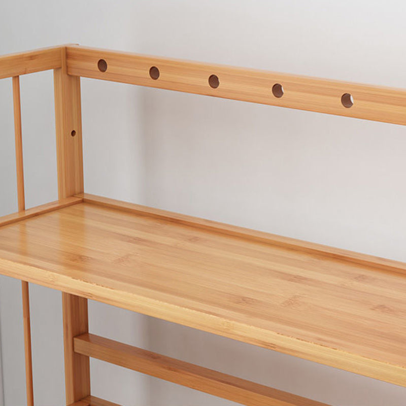 Modernes natürliches Buchregal Bambus offenes Regalbuch für Zuhause