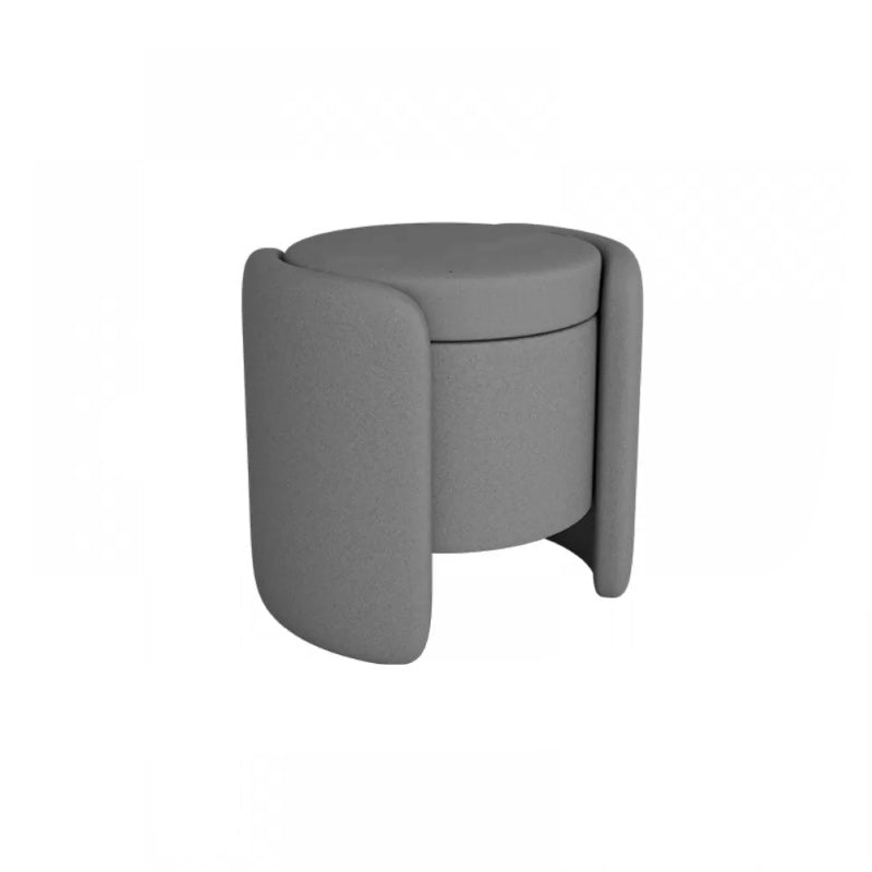 Modern Flip Top Bench Faux Leather Solid Color Bench for Bedroom 19"L x 16"W x 17"H Grey Clearhalo 'Benches' 'Chairs & Seating' 'furn' 'furn_benches' 'Furniture' 'Living Room Furniture' 5870515