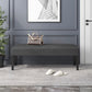 15.7" W Modern Manufactured Wood Bench Cushioned Seating Bench Dark Gray Clearhalo 'Benches' 'Chairs & Seating' 'furn' 'furn_benches' 'Furniture' 'Living Room Furniture' 5870527