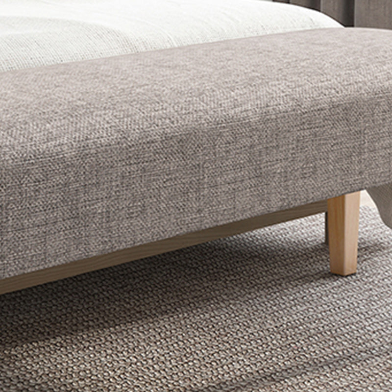 15.7" W Modern Manufactured Wood Bench Cushioned Seating Bench Clearhalo 'Benches' 'Chairs & Seating' 'furn' 'furn_benches' 'Furniture' 'Living Room Furniture' 5870533