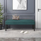 15.7" W Modern Manufactured Wood Bench Cushioned Seating Bench Green Clearhalo 'Benches' 'Chairs & Seating' 'furn' 'furn_benches' 'Furniture' 'Living Room Furniture' 5870534
