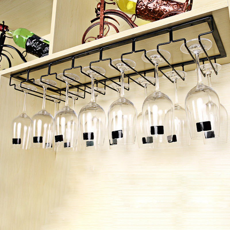 Soporte de vidrio colgante de metal y soporte de vidrio de un solo riel individual