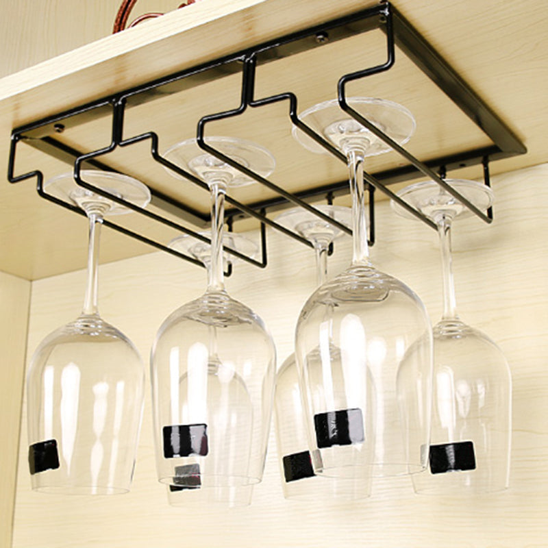 Soporte de vidrio colgante de metal y soporte de vidrio de un solo riel individual