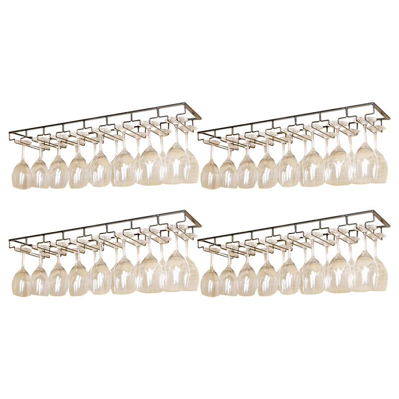 Soporte de vidrio colgante de metal y soporte de vidrio de un solo riel individual