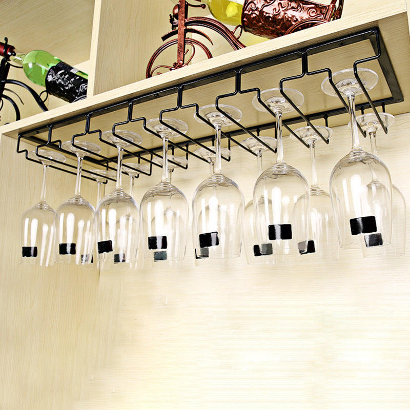 Soporte de vidrio colgante de metal y soporte de vidrio de un solo riel individual