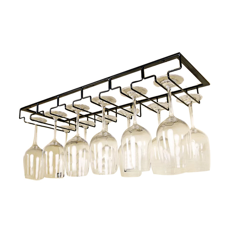 Soporte de vidrio colgante de metal y soporte de vidrio de un solo riel individual