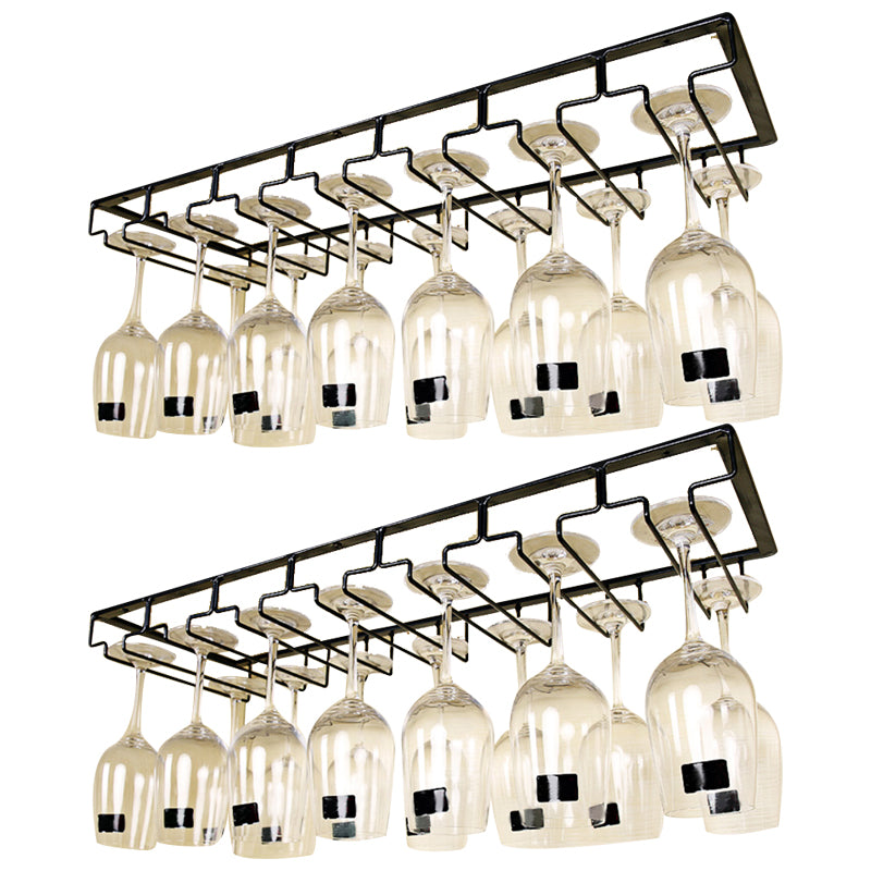 Soporte de vidrio colgante de metal y soporte de vidrio de un solo riel individual