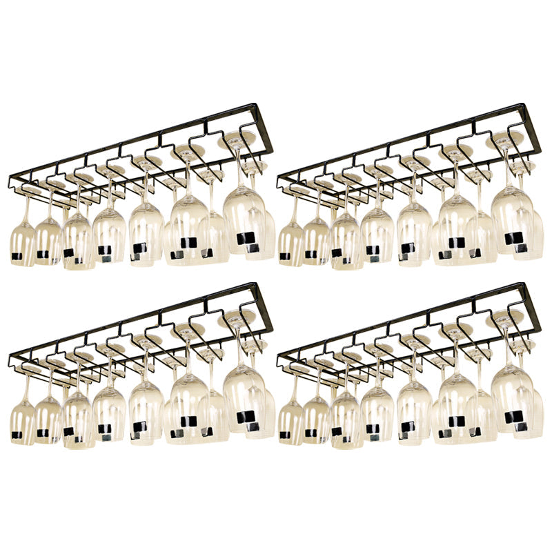 Soporte de vidrio colgante de metal y soporte de vidrio de un solo riel individual