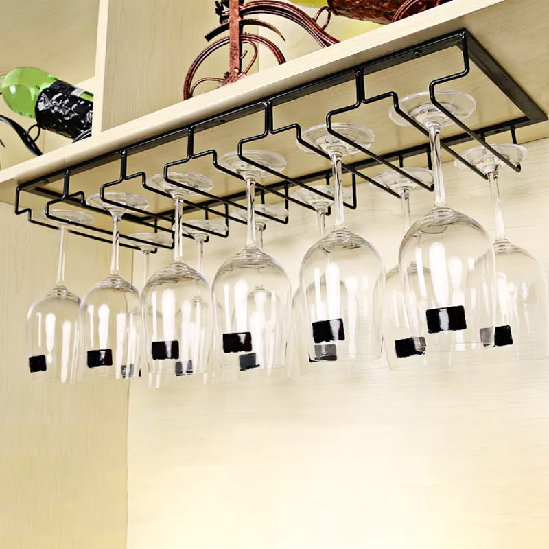 Soporte de vidrio colgante de metal y soporte de vidrio de un solo riel individual