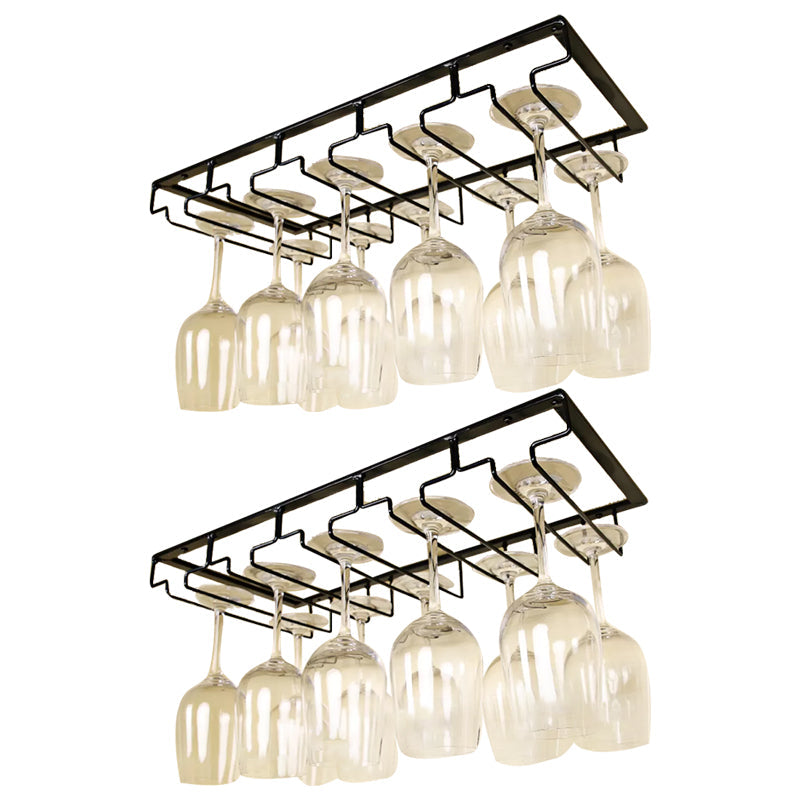 Soporte de vidrio colgante de metal y soporte de vidrio de un solo riel individual