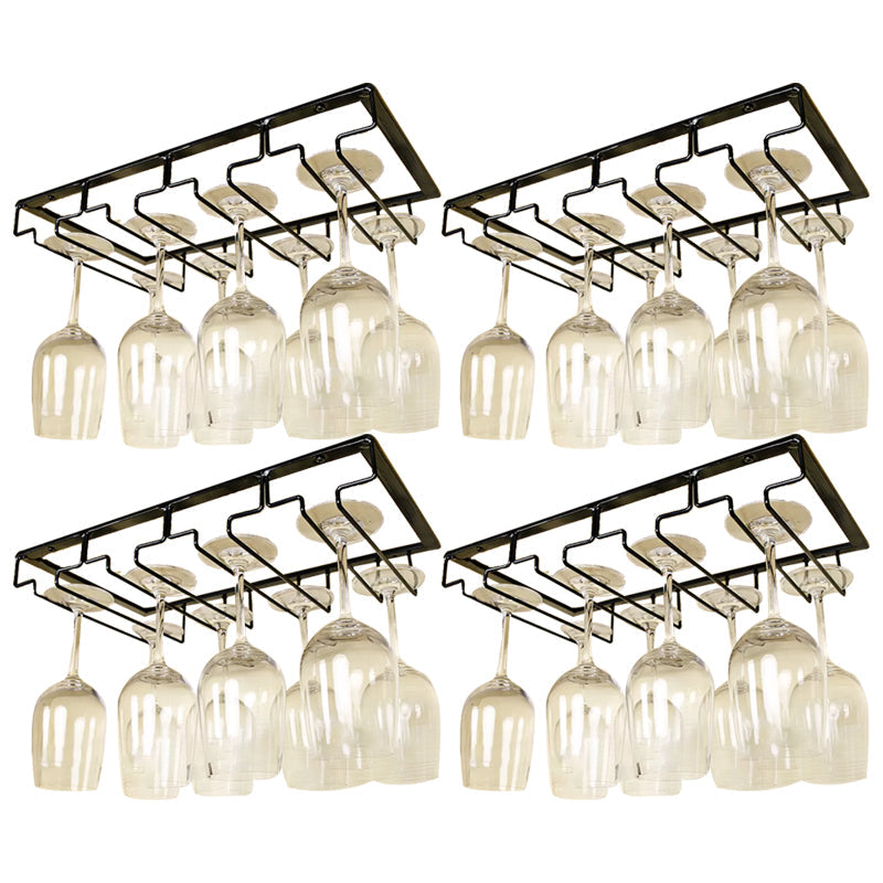 Soporte de vidrio colgante de metal y soporte de vidrio de un solo riel individual