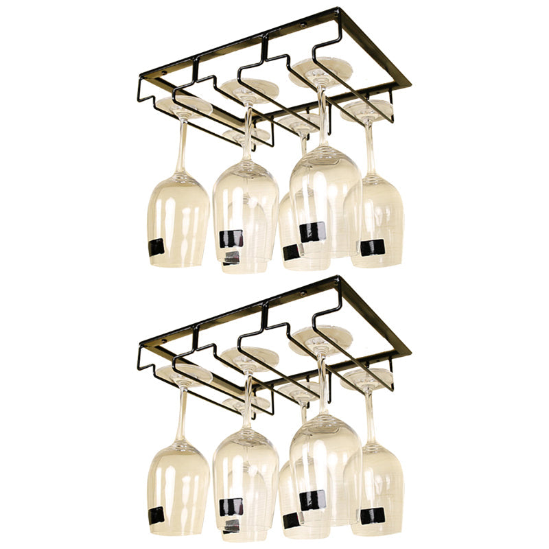 Soporte de vidrio colgante de metal y soporte de vidrio de un solo riel individual