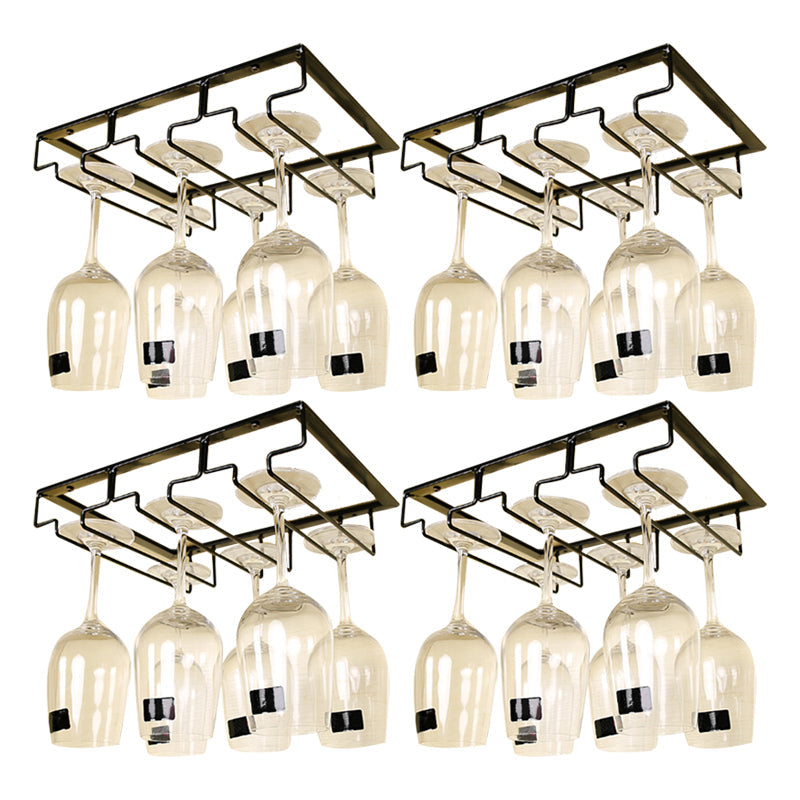 Soporte de vidrio colgante de metal y soporte de vidrio de un solo riel individual