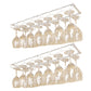 Metal Hanging Glass & Stemware Holder Industrial Single Rail Glass Rack