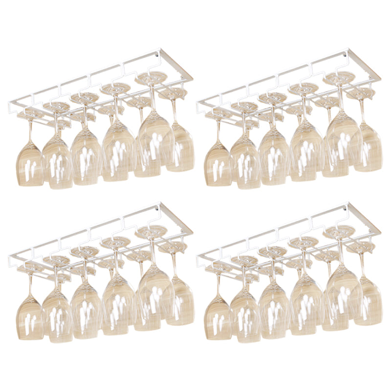 Soporte de vidrio colgante de metal y soporte de vidrio de un solo riel individual