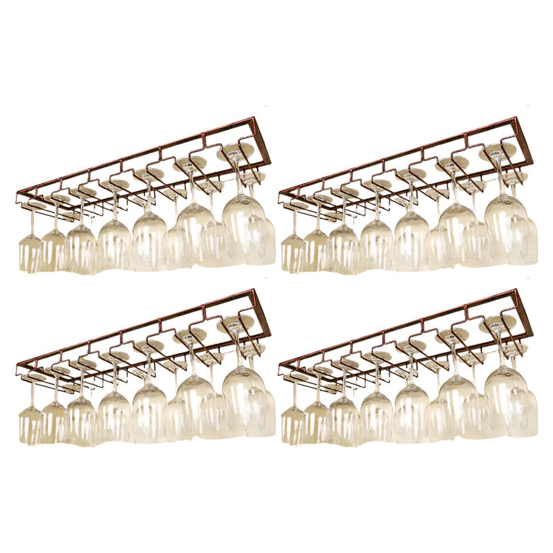 Soporte de vidrio colgante de metal y soporte de vidrio de un solo riel individual