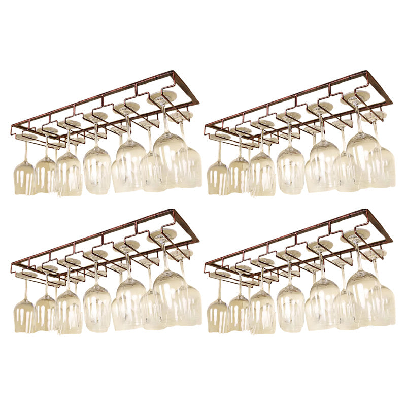 Soporte de vidrio colgante de metal y soporte de vidrio de un solo riel individual