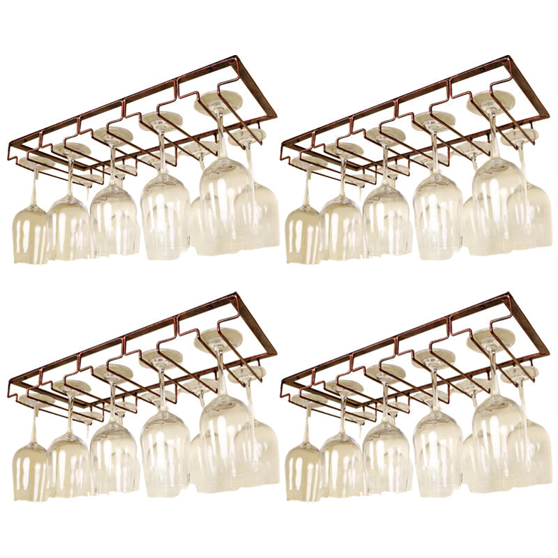 Soporte de vidrio colgante de metal y soporte de vidrio de un solo riel individual