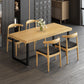Modern Dining Set 1/2/5 Pieces Rectangle Pine Wood Dining Table for Dining Room
