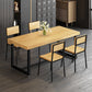 Modern Dining Set 1/2/5 Pieces Rectangle Pine Wood Dining Table for Dining Room