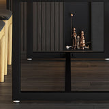 Ensemble de restauration moderne 1/2/5 pièces Rectangle Table à manger en bois de pin pour salle à manger