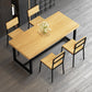 Modern Dining Set 1/2/5 Pieces Rectangle Pine Wood Dining Table for Dining Room