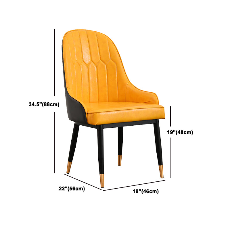 Glam Rectangle 1/3/4/5/7 Pieces Dinette Set Metal Legs Indoor Dining Table Set Clearhalo 'Dining Room Sets' 'Dining Tables & Seating' 'dining_room_set' 'furn' 'furn_dining_room_set' 'Furniture' 'Kitchen & Dining Furniture' 5870940