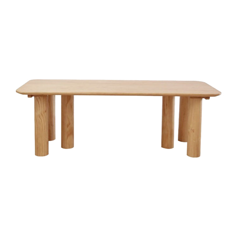 Modern Dining Set 1/5/7 Pieces Rectangle Pine Wood Dining Table for Living Room Clearhalo 'Dining Room Sets' 'Dining Tables & Seating' 'dining_room_set' 'furn' 'furn_dining_room_set' 'Furniture' 'Kitchen & Dining Furniture' 5870946