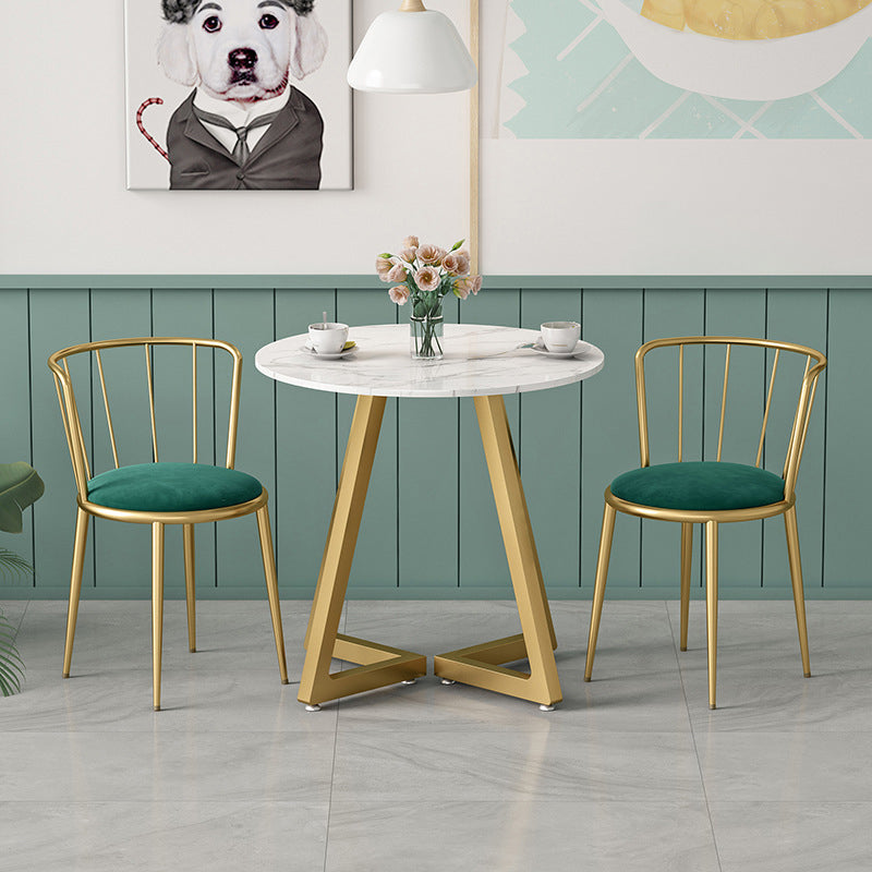 Glam Stone Eetset Rond 1/2/3/4/5-delige Eetset voor thuisgebruik