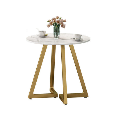 Glam Stone Eetset Rond 1/2/3/4/5-delige Eetset voor thuisgebruik