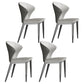 Contemporary Sintered Stone Table Set 1/3/4/5/7 Pieces Dining Set for Dining Areas 4 Grey Chairs Clearhalo 'Dining Room Sets' 'Dining Tables & Seating' 'dining_room_set' 'furn' 'furn_dining_room_set' 'Furniture' 'Kitchen & Dining Furniture' 5871083