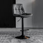 Swivel and Adjustable Bar Chair Modern Faux Leather Armless Bar Chair Grey 1 Piece Clearhalo 'Bar Furniture' 'Bar Stools' 'bar_stools' 'furn' 'furn_bar_stools' 'Furniture' 'Kitchen & Dining Furniture' 5871246