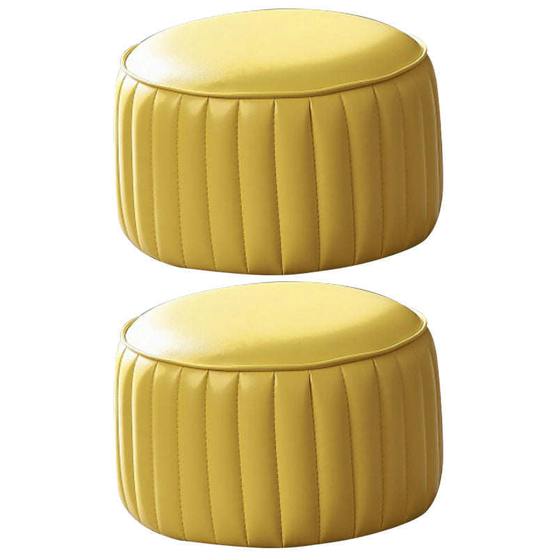 Pouf contemporain résistant à l'eau