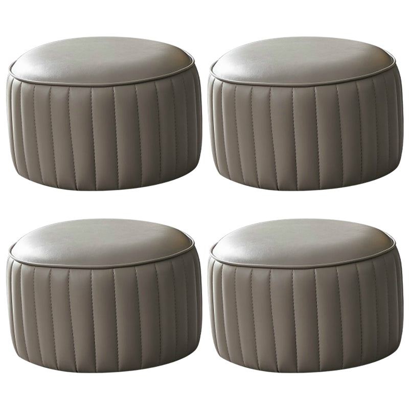Pouf contemporain résistant à l'eau