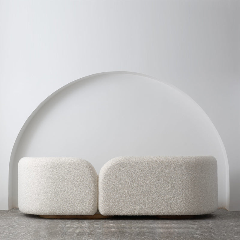 Canapé moderne blanc pour salon