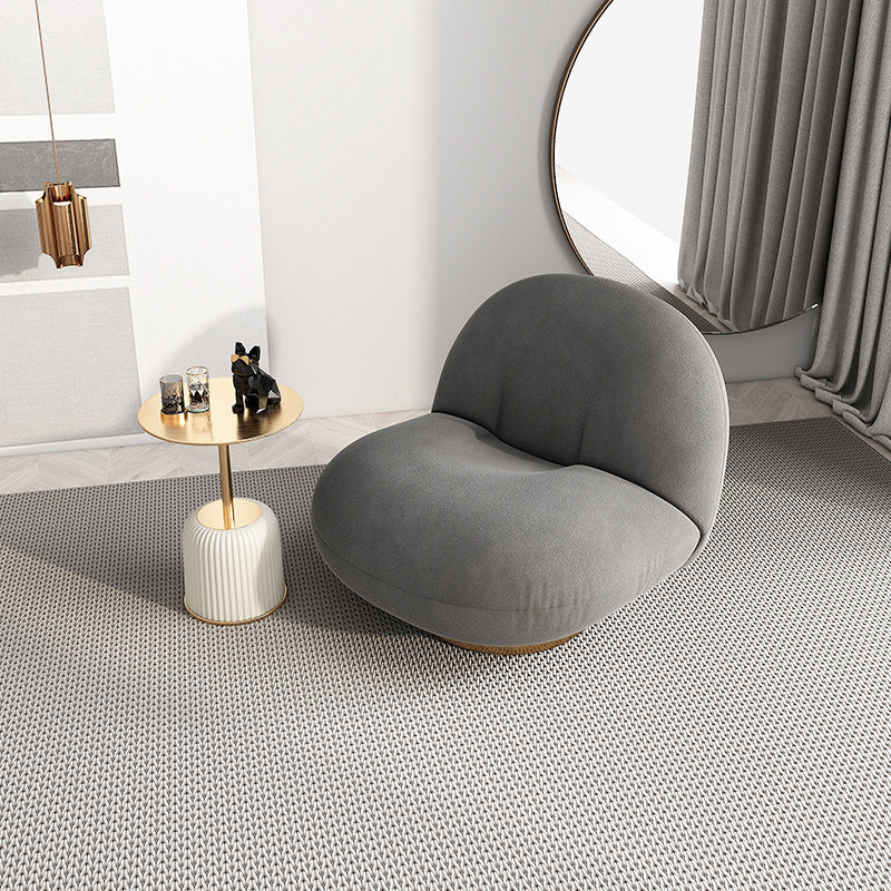 Moderne 1-zitplaat wollen bank 25.59 "H armloze bank voor woonkamer