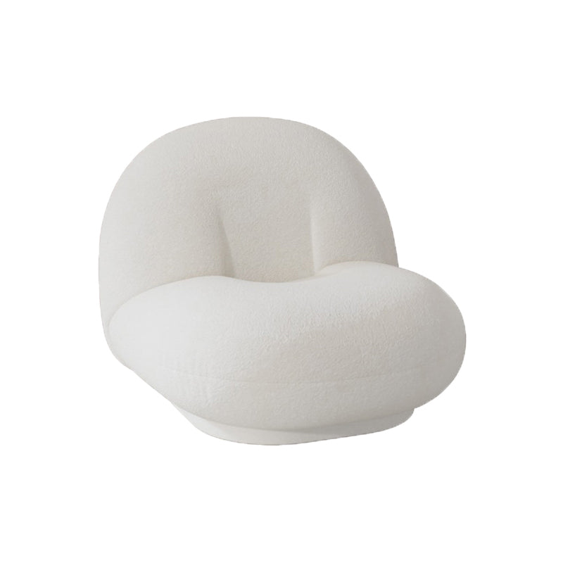 Moderne 1-zitplaat wollen bank 25.59 "H armloze bank voor woonkamer