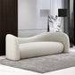 White Contemporary Curved Sofa Wool Tuxedo Arm Sofa for Living Room 94"L x 33"W x 31"H Clearhalo 'furn' 'furn_sofas' 'Furniture' 'Living Room Furniture' 'Sofa' 'sofas' 5871744