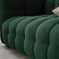 3/4-Seater Biscuit Back Sofa Modern Dark Green Tuxedo Arm Sofa