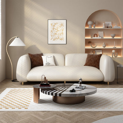 Tuxedo Arm Sofa with Tight Back 32.28" Wide Modern Sofa for Living Room