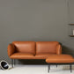1/2-Seater Modern Minimalist Sofa Square Arm Loveseat - 30.7" D Clearhalo 'furn' 'furn_sofas' 'Furniture' 'Living Room Furniture' 'Sofa' 'sofas' 5871908